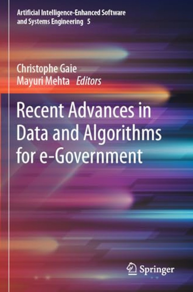 Recent Advances in Data and Algorithms for e-Government