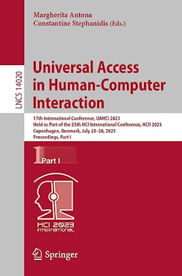 Universal Access in Human-Computer Interaction