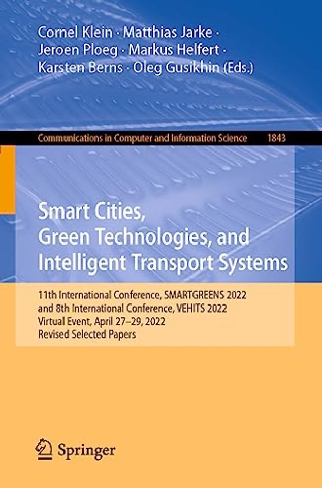 Smart Cities, Green Technologies, and Intelligent Transport Systems