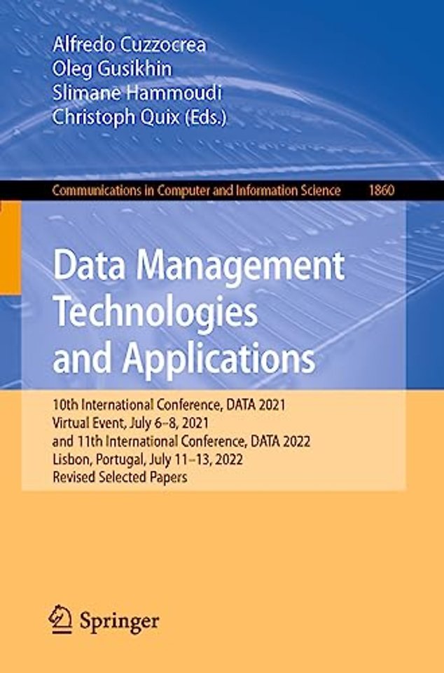 Data Management Technologies and Applications