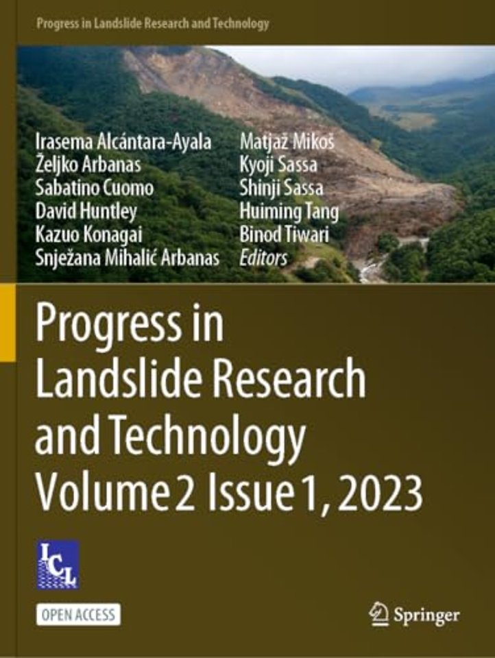 Progress in Landslide Research and Technology, Volume 2 Issue 1, 2023