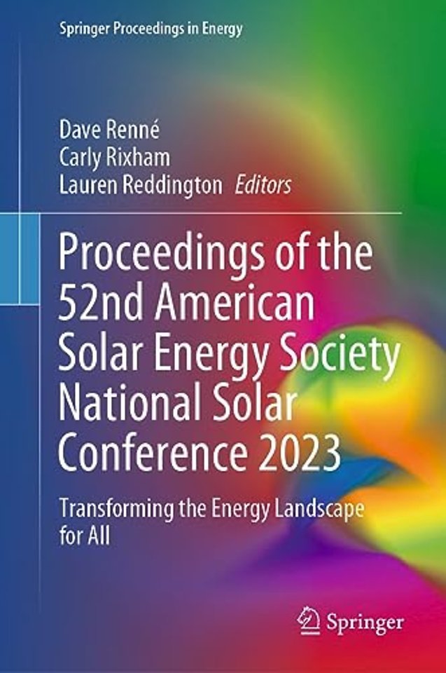 Proceedings of the 52nd American Solar Energy Society National Solar Conference 2023