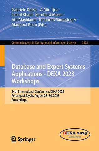 Database and Expert Systems Applications - DEXA 2023 Workshops