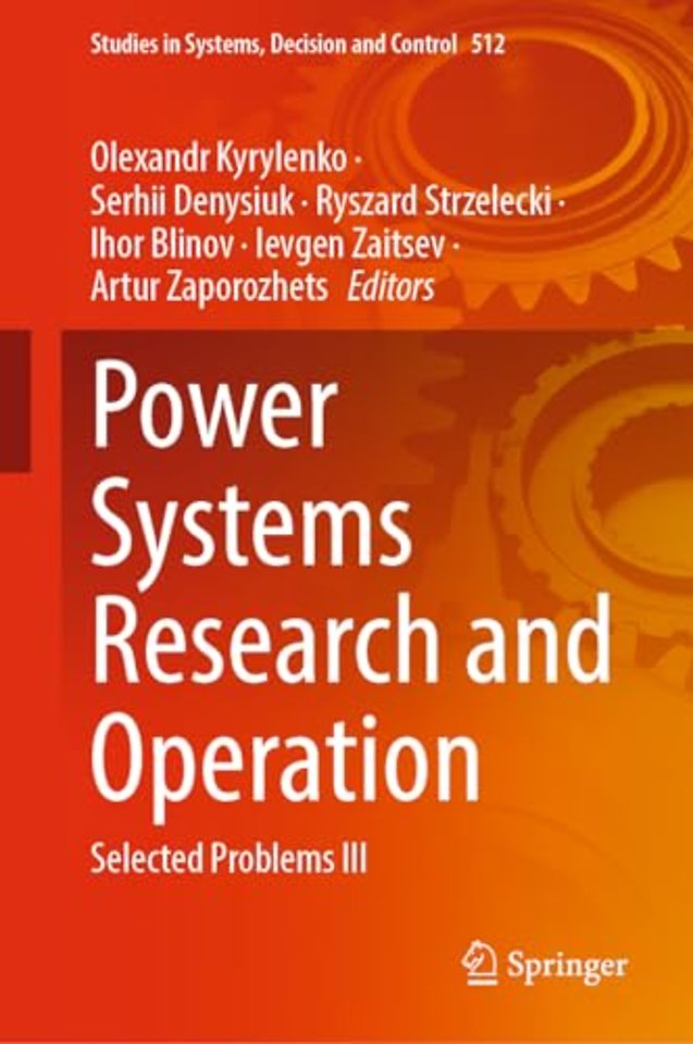 Power Systems Research and Operation