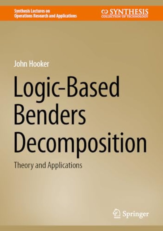 Logic-Based Benders Decomposition