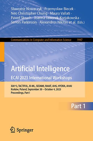 Artificial Intelligence. ECAI 2023 International Workshops