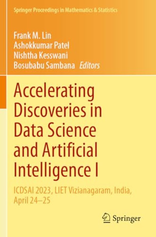 Accelerating Discoveries in Data Science and Artificial Intelligence I