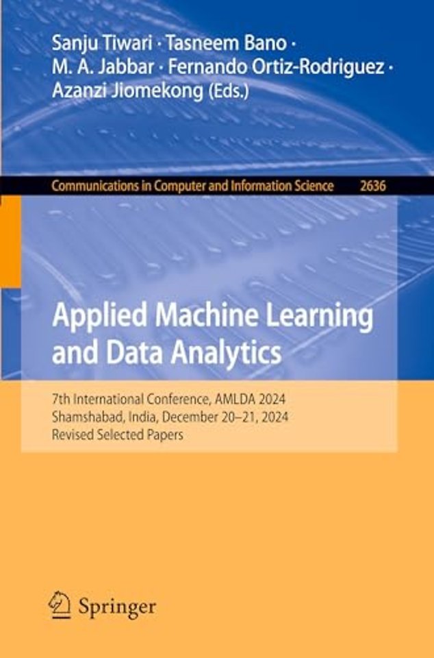 Applied Machine Learning and Data Analytics
