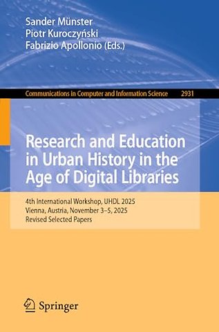 Research and Education in Urban History in the Age of Digital Libraries