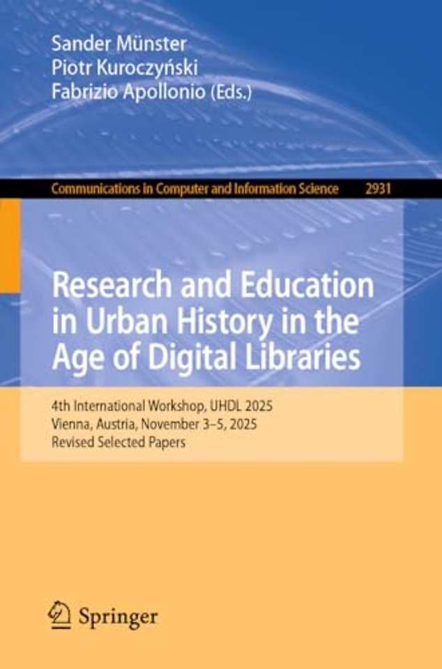 Research and Education in Urban History in the Age of Digital Libraries