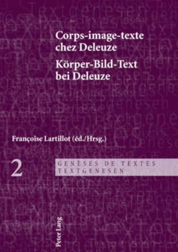 Corps-Image-Texte Chez Deleuze- Koerper-Bild-Text Bei Deleuze