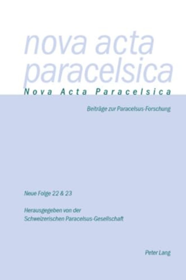 Nova ACTA Paracelsica 22/23