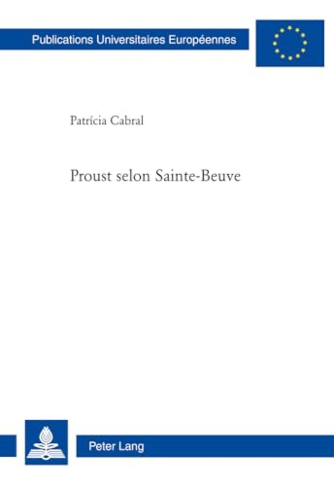 Proust Selon Sainte-Beuve