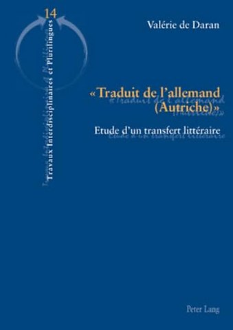 " Traduit de l'Allemand (Autriche) "