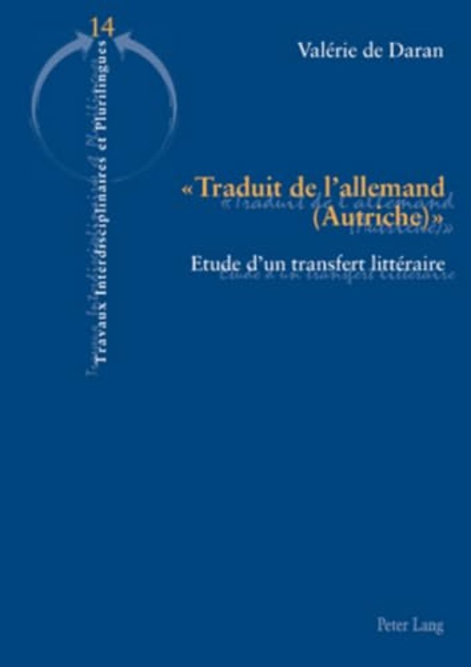 " Traduit de l'Allemand (Autriche) "