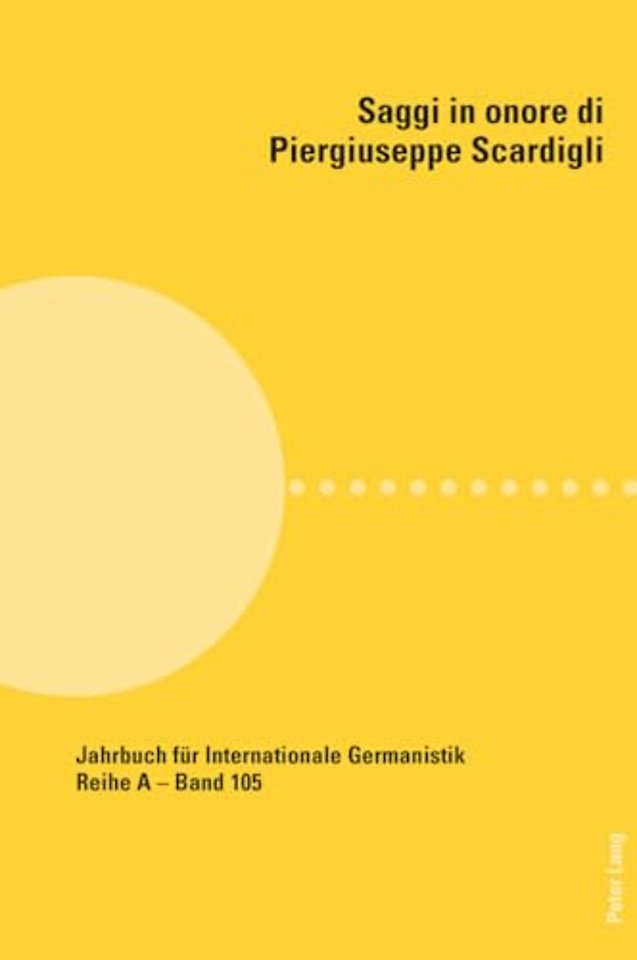 Saggi in onore di Piergiuseppe Scardigli