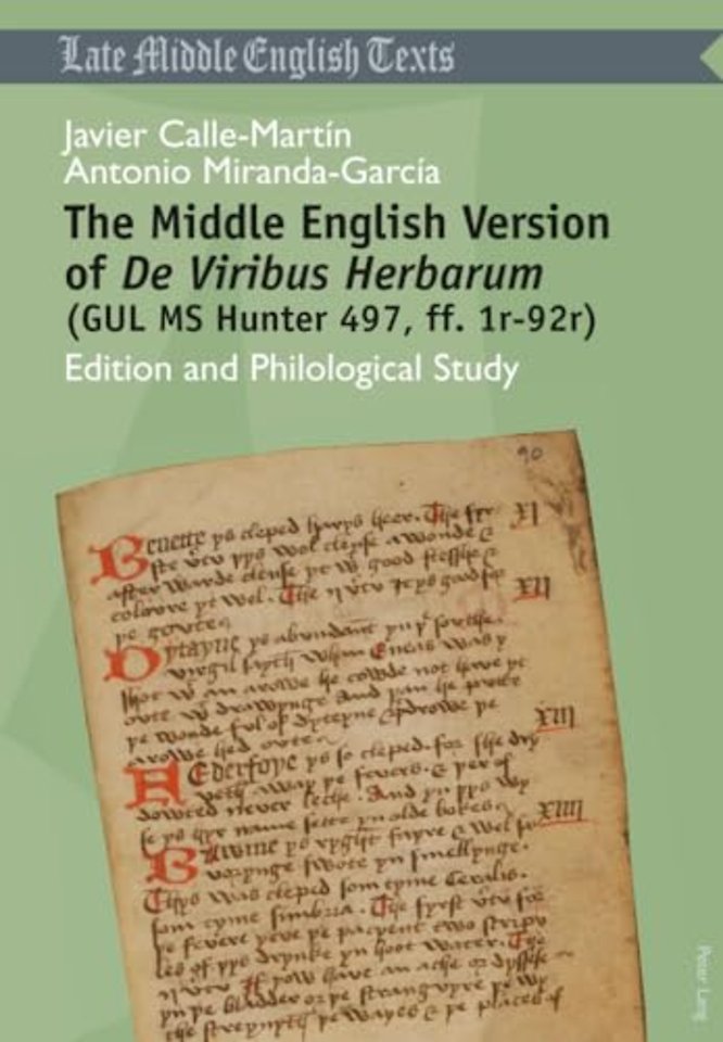 The Middle English Version of "De Viribus Herbarum "(GUL MS Hunter 497, ff. 1r-92r)