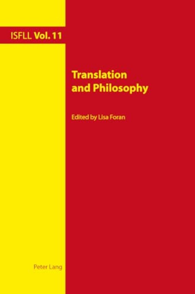 Translation and Philosophy
