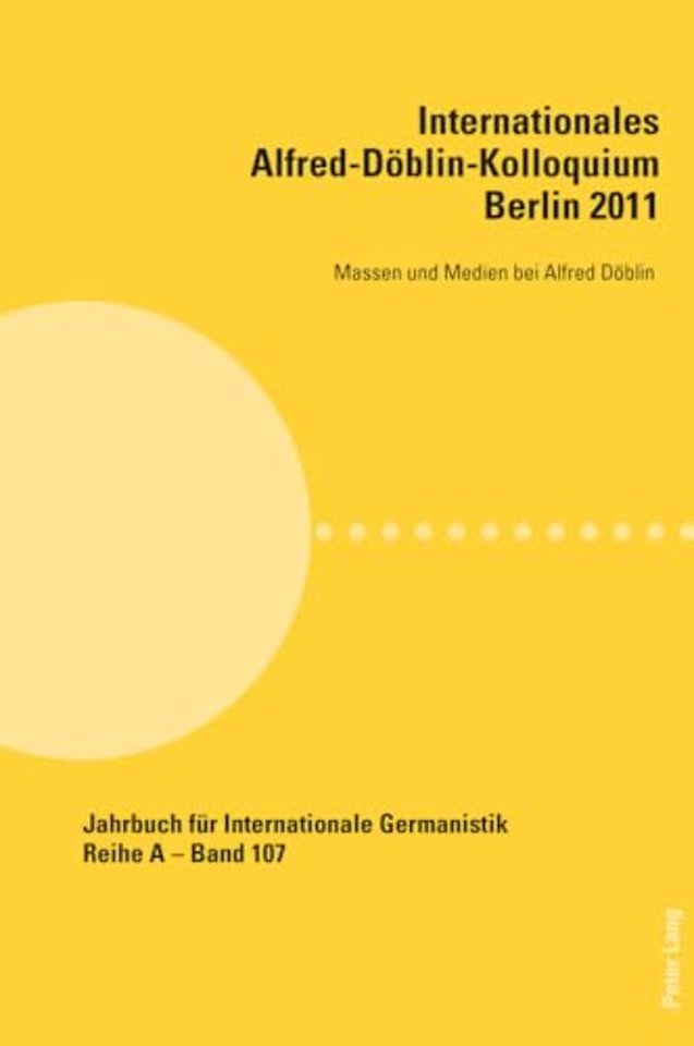 Internationales Alfred-Doeblin-Kolloquium- Berlin 2011