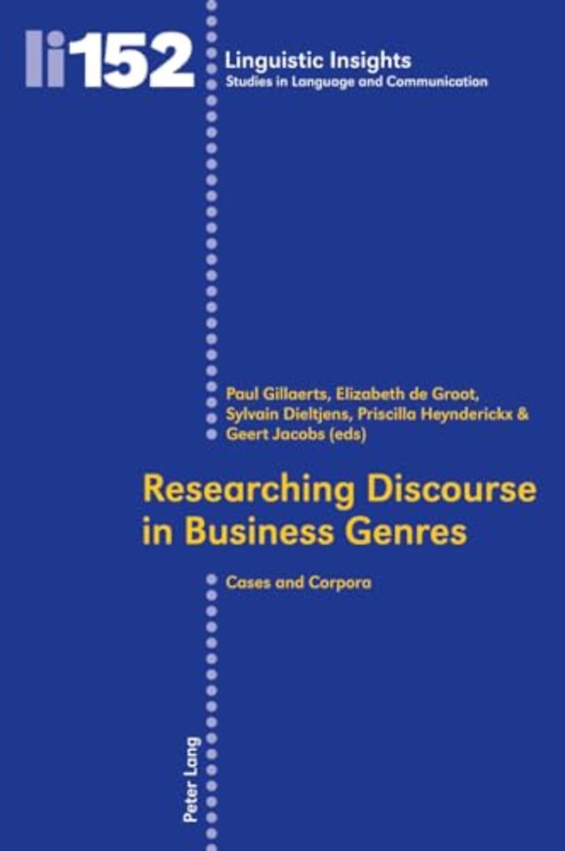 Researching Discourse in Business Genres