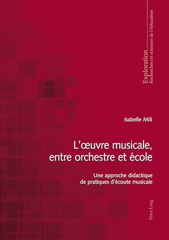 L'oeuvre musicale, entre orchestre et ecole