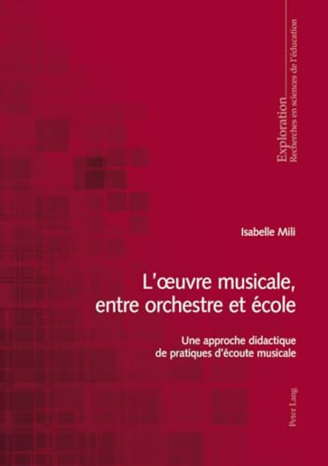L'oeuvre musicale, entre orchestre et ecole