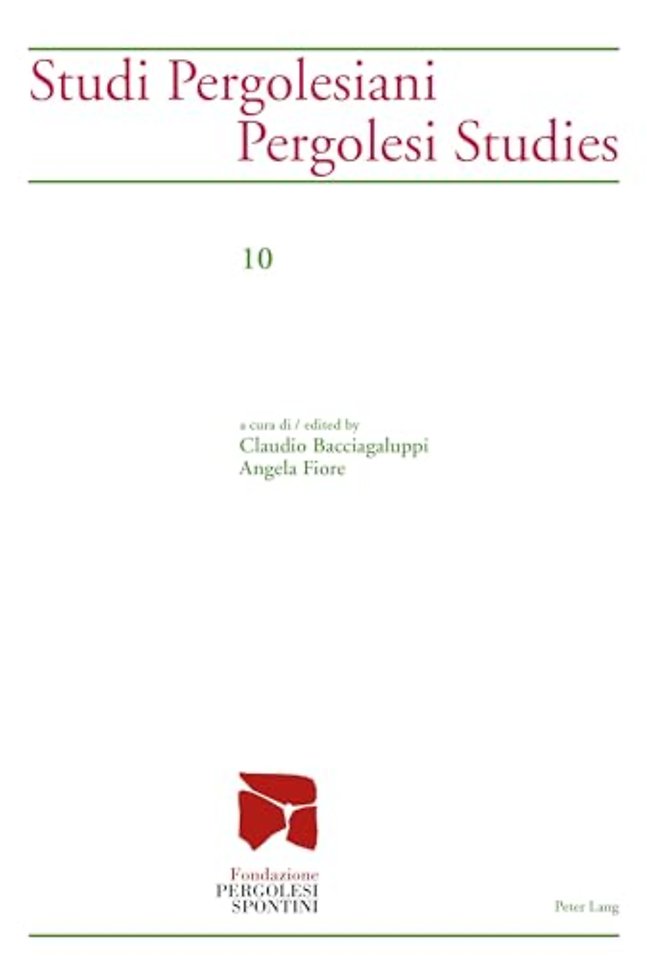 Studi Pergolesiani- Pergolesi Studies