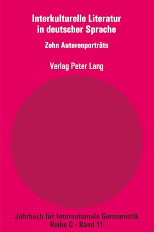 Interkulturelle Literatur in deutscher Sprache