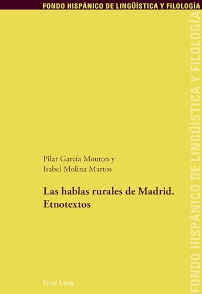 Las hablas rurales de Madrid