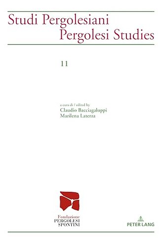 Studi Pergolesiani- Pergolesi Studies