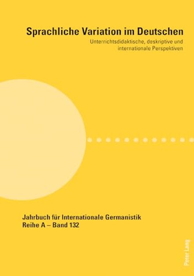 Sprachliche Variation im Deutschen