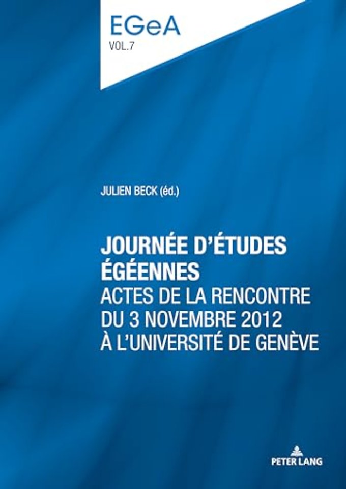 Journee d’etudes egeennes