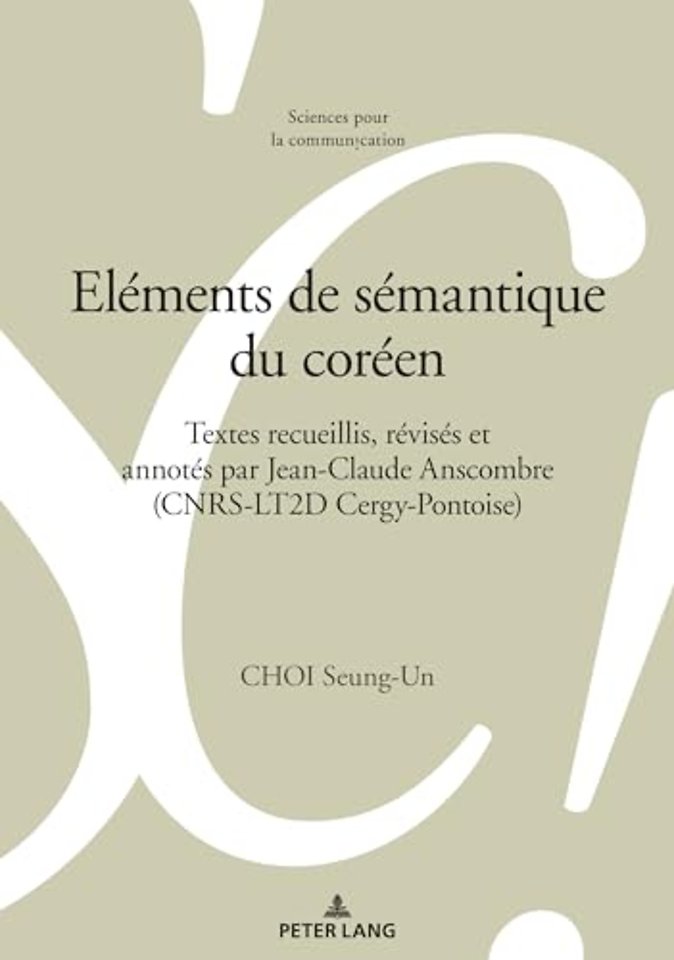 Elements de semantique du coreen