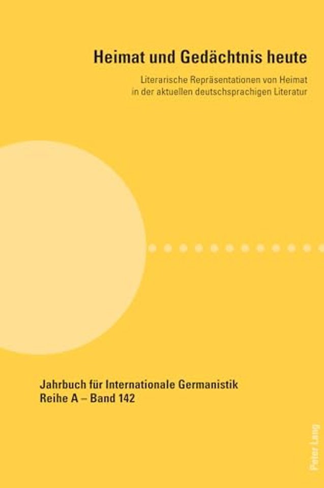 Heimat und Gedaechtnis heute