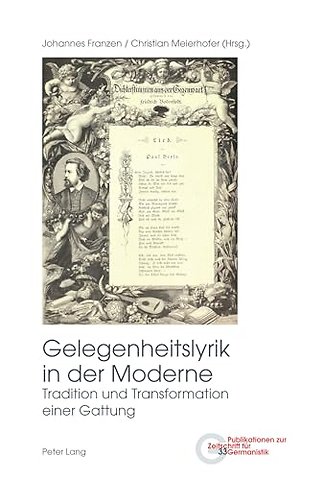 Gelegenheitslyrik in der Moderne