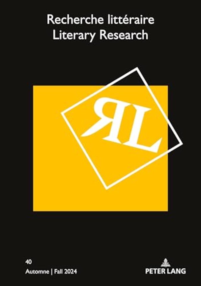 Recherche litteraire / Literary Research