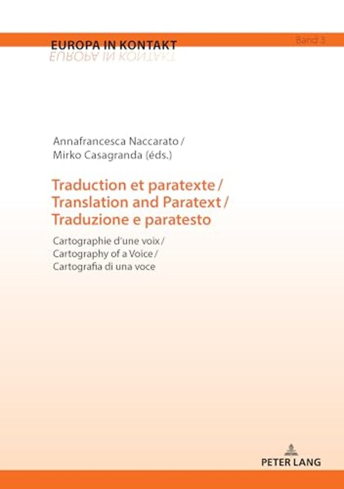 Traduction et paratexte / Translation and Paratext / Traduzione e paratesto