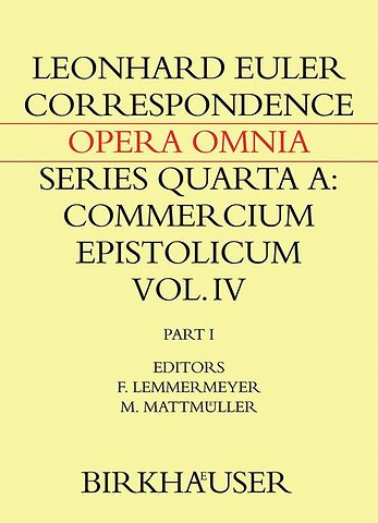 Correspondence of Leonhard Euler with Christian Goldbach