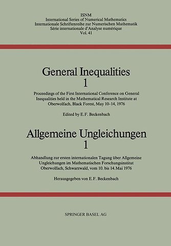 General Inequalities 1 / Allgemeine Ungleichungen 1