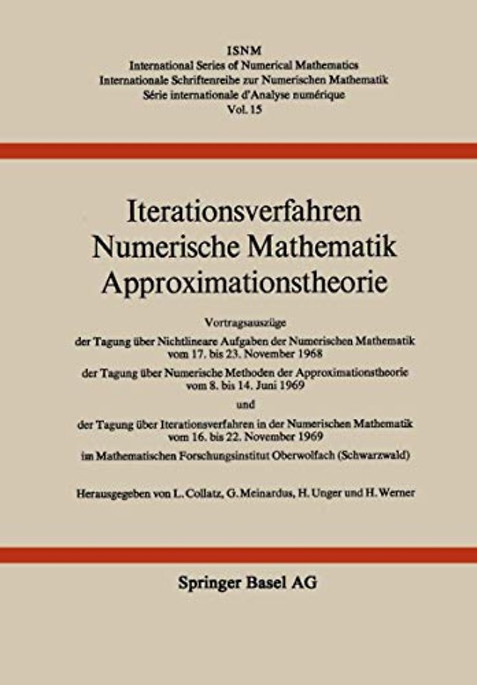 Iterationsverfahren Numerische Mathematik Approximationstheorie