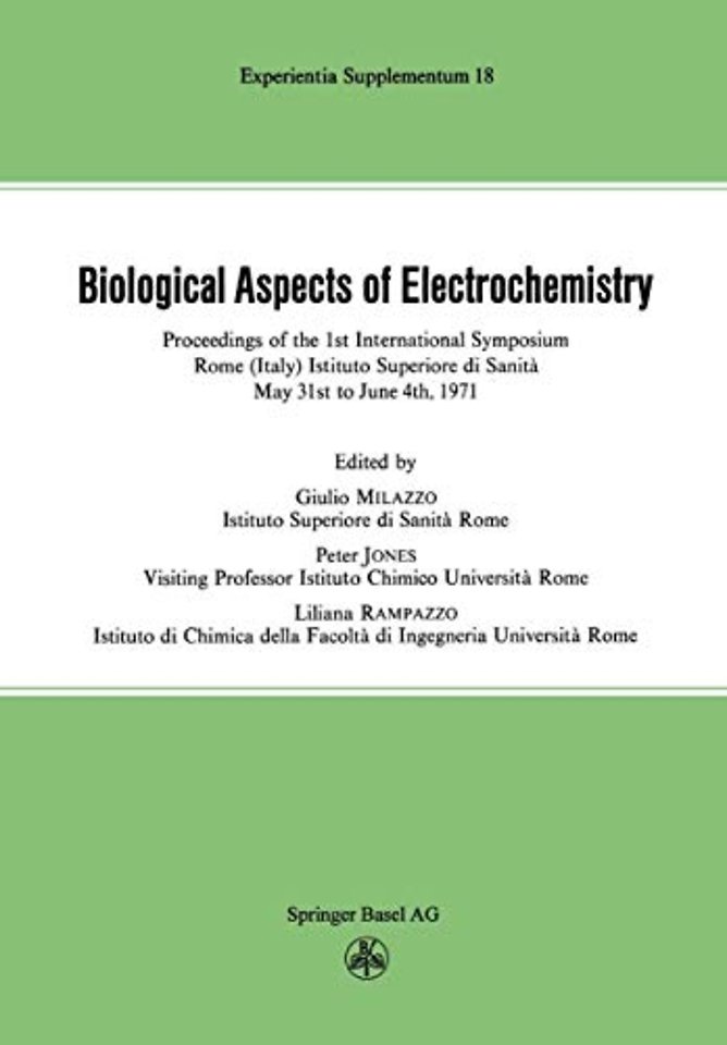 Biological Aspects of Electrochemistry