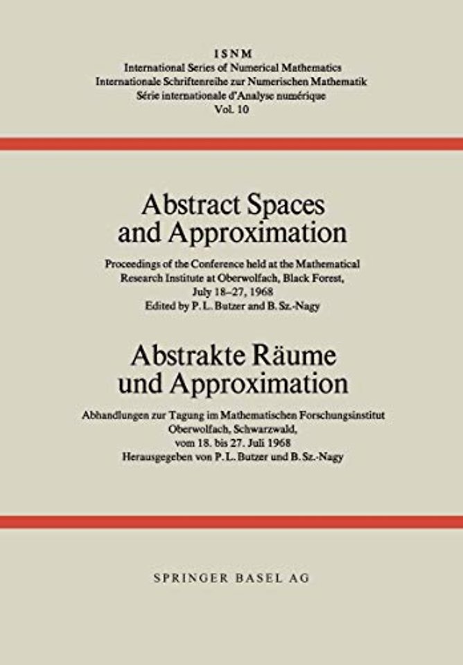Abstract Spaces and Approximation / Abstrakte Räume und Approximation