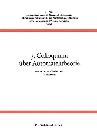 3. Colloquium über Automatentheorie