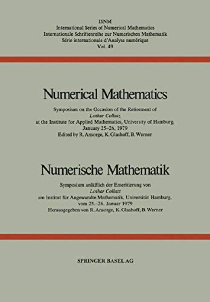 Numerical Mathematics / Numerische Mathematik