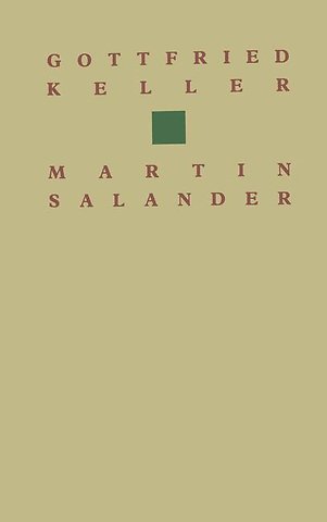 Gottfried Keller Martin Salander