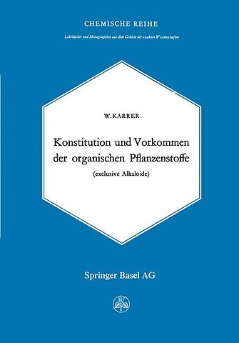 Konstitution und Vorkommen der organischen Pflanzenstoffe