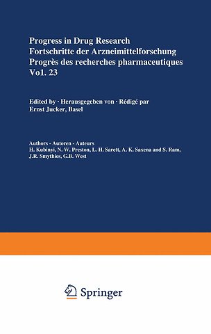 Progress in Drug Research / Fortschritte der Arzneimittelforschung / Progrès des recherches pharmaceutiques