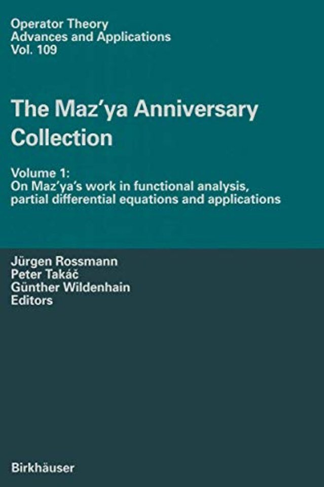 The Maz’ya Anniversary Collection
