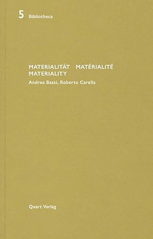 Materialitat/Materialite/Materiality