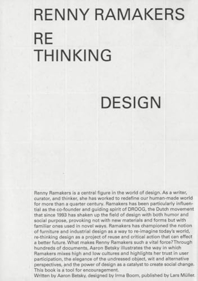 Renny Ramakers Rethinking Design-Curator of Change